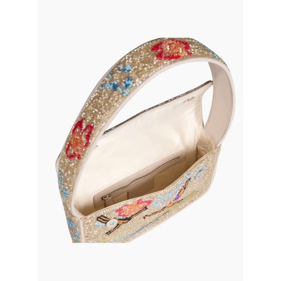 NEW STAUD women's tommy beaded bag in divers - Picture 4 of 4